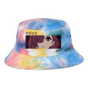 Anime Girl Eyes Japan Culture Art Japanese Aesthetic Tie Dye Newport Bucket Hat