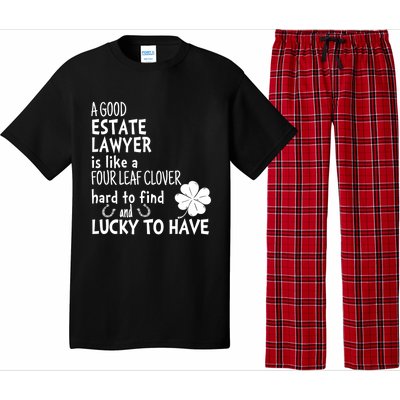 A Good Estate Lawyer Is Like A 4 Leaf Clover St Patricks Gift Pajama Set