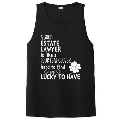 A Good Estate Lawyer Is Like A 4 Leaf Clover St Patricks Gift PosiCharge Competitor Tank