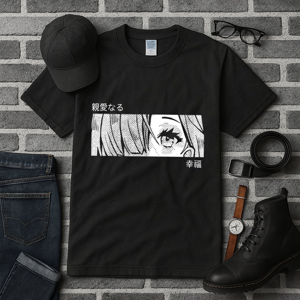 Anime Girl Eyes Cute Tall T-Shirt