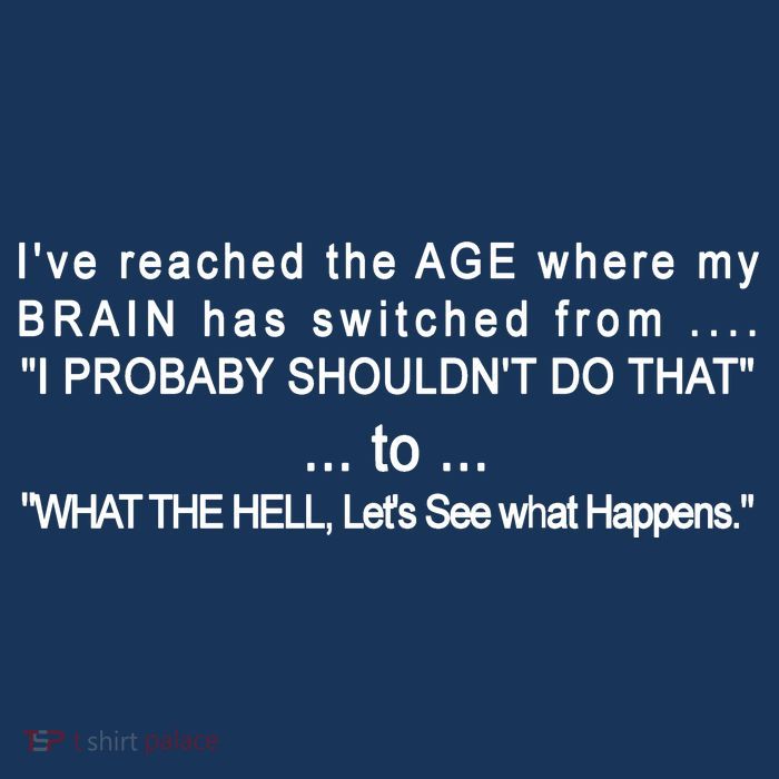 Aged Brain Funny Sarcastic Magnet