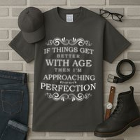 Aged To Perfection Funny Birthday Tall T-Shirt