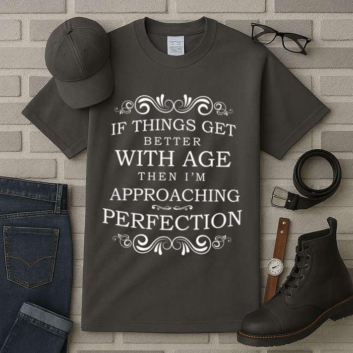 Aged To Perfection Funny Birthday Tall T-Shirt