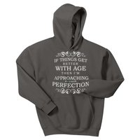 Aged To Perfection Funny Birthday Kids Hoodie