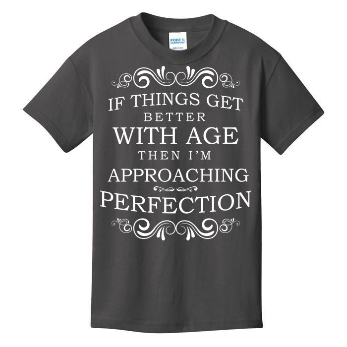 Aged To Perfection Funny Birthday Kids T-Shirt