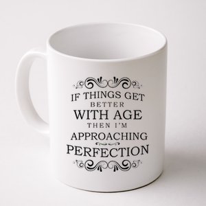 Aged To Perfection Funny Birthday Coffee Mug