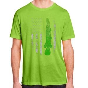 Alligator Gar Flag Alligator Gar Fishing Adult ChromaSoft Performance T-Shirt