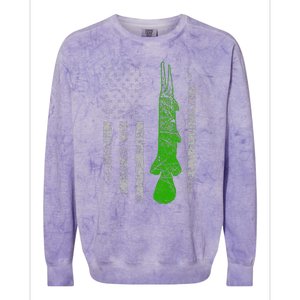 Alligator Gar Flag Alligator Gar Fishing Colorblast Crewneck Sweatshirt