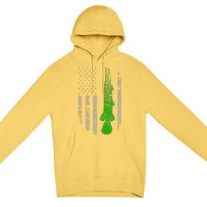 Alligator Gar Flag Alligator Gar Fishing Premium Pullover Hoodie