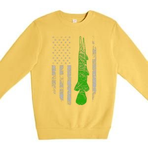 Alligator Gar Flag Alligator Gar Fishing Premium Crewneck Sweatshirt