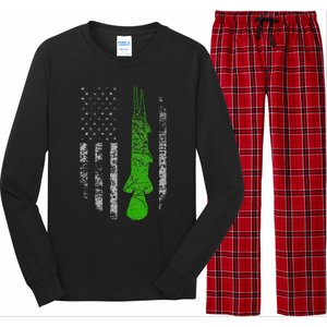 Alligator Gar Flag Alligator Gar Fishing Long Sleeve Pajama Set