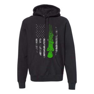 Alligator Gar Flag Alligator Gar Fishing Premium Hoodie