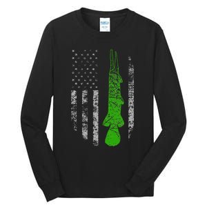 Alligator Gar Flag Alligator Gar Fishing Tall Long Sleeve T-Shirt