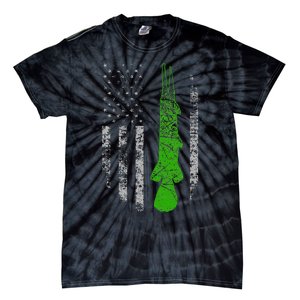 Alligator Gar Flag Alligator Gar Fishing Tie-Dye T-Shirt