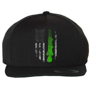 Alligator Gar Flag Alligator Gar Fishing Wool Snapback Cap