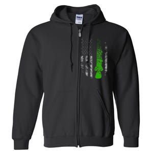 Alligator Gar Flag Alligator Gar Fishing Full Zip Hoodie