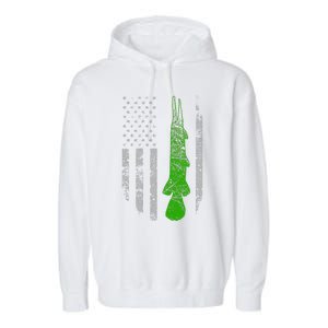 Alligator Gar Flag Alligator Gar Fishing Garment-Dyed Fleece Hoodie