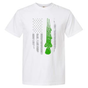 Alligator Gar Flag Alligator Gar Fishing Garment-Dyed Heavyweight T-Shirt