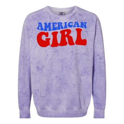 American Girl Fourth Of July Colorblast Crewneck Sweatshirt