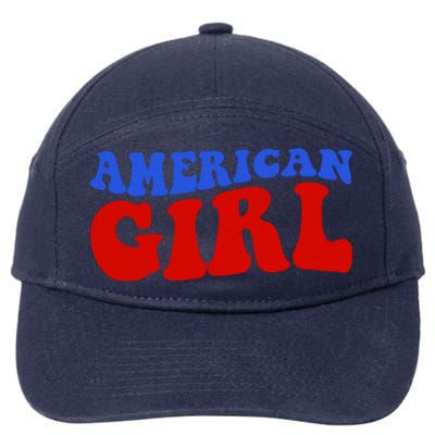 American Girl Fourth Of July 7-Panel Snapback Hat