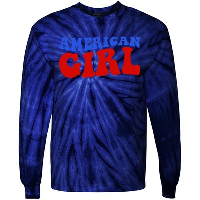 American Girl Fourth Of July Tie-Dye Long Sleeve Shirt