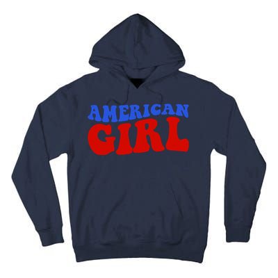 American Girl Fourth Of July Tall Hoodie