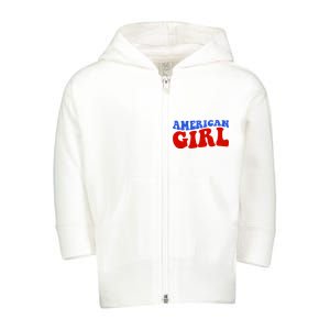 American Girl Fourth Of July Toddler Zip Fleece Hoodie