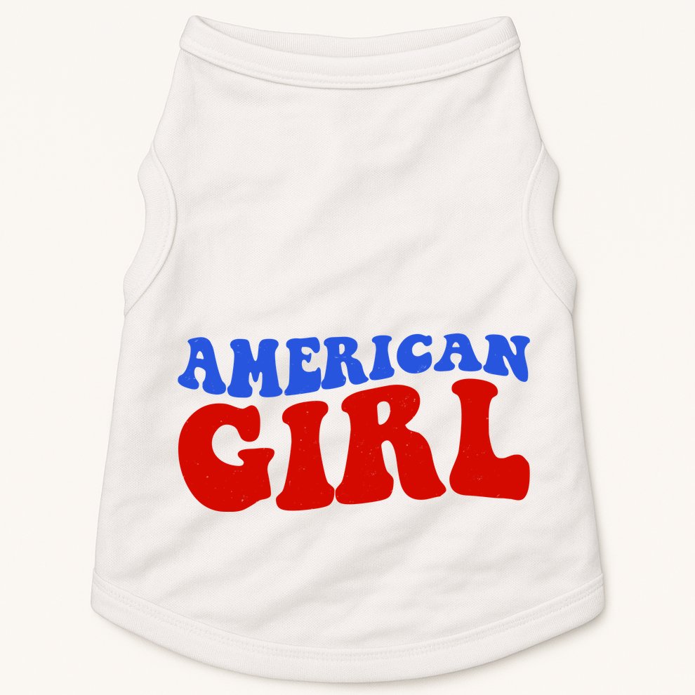 American Girl Fourth Of July Doggie Tank