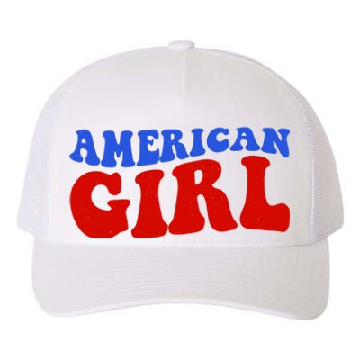 American Girl Fourth Of July Yupoong Adult 5-Panel Trucker Hat