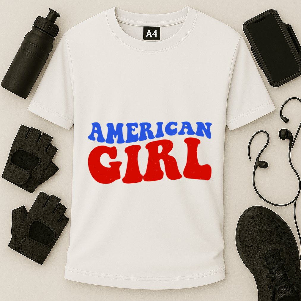 American Girl Fourth Of July Cooling Performance Crew T-Shirt
