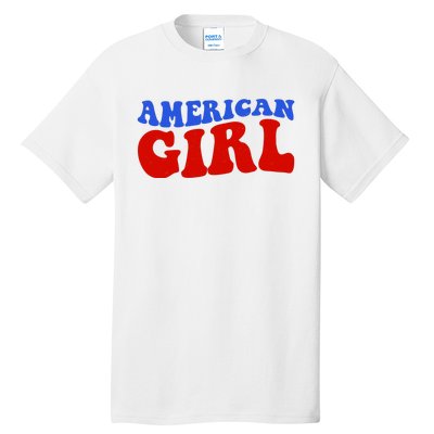 American Girl Fourth Of July Tall T-Shirt