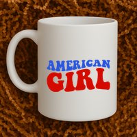American Girl Fourth Of July Mug