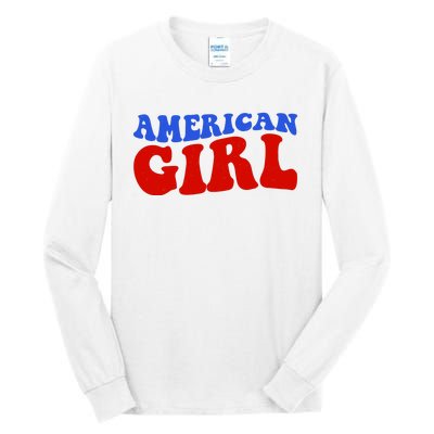 American Girl Fourth Of July Tall Long Sleeve T-Shirt