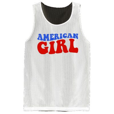 American Girl Fourth Of July Mesh Reversible Basketball Jersey Tank