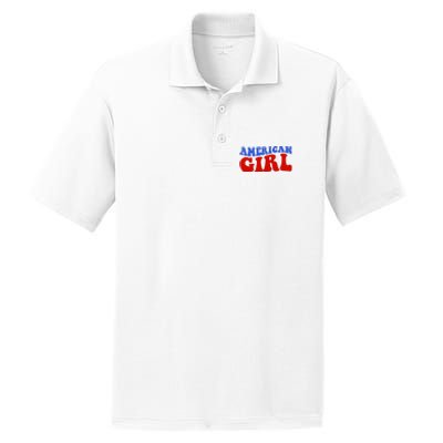 American Girl Fourth Of July PosiCharge RacerMesh Polo