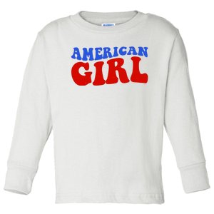 American Girl Fourth Of July Toddler Long Sleeve Shirt