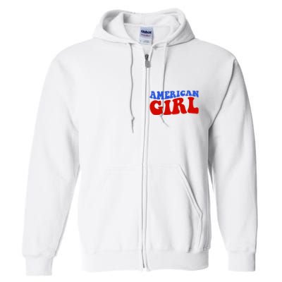 American Girl Fourth Of July Full Zip Hoodie