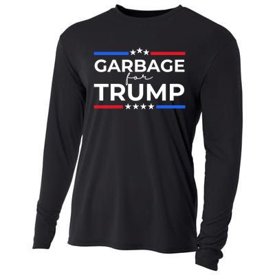 American Garbage For Trump 2024 Cooling Performance Long Sleeve Crew