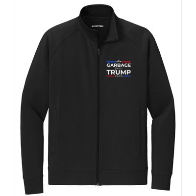 American Garbage For Trump 2024 Stretch Full-Zip Cadet Jacket