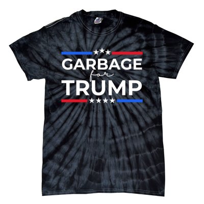 American Garbage For Trump 2024 Tie-Dye T-Shirt