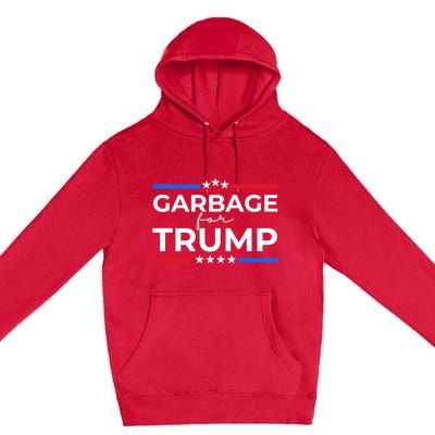 American Garbage For Trump 2024 Premium Pullover Hoodie