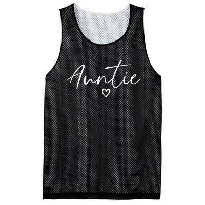 Auntie Gifts For Women Heart MotherS Day Auntie Mesh Reversible Basketball Jersey Tank