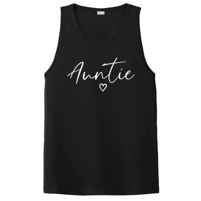 Auntie Gifts For Women Heart MotherS Day Auntie PosiCharge Competitor Tank