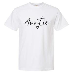 Auntie Gifts For Women Heart MotherS Day Auntie Garment-Dyed Heavyweight T-Shirt