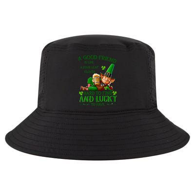 A Good Friend Is Like A Four Leaf Clover Patrick's Day Cool Comfort Performance Bucket Hat