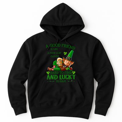 A Good Friend Is Like A Four Leaf Clover Patrick's Day Hoodie