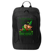 A Good Friend Is Like A Four Leaf Clover Patrick's Day City Backpack