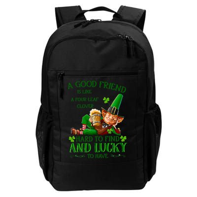 A Good Friend Is Like A Four Leaf Clover Patrick's Day Backpack