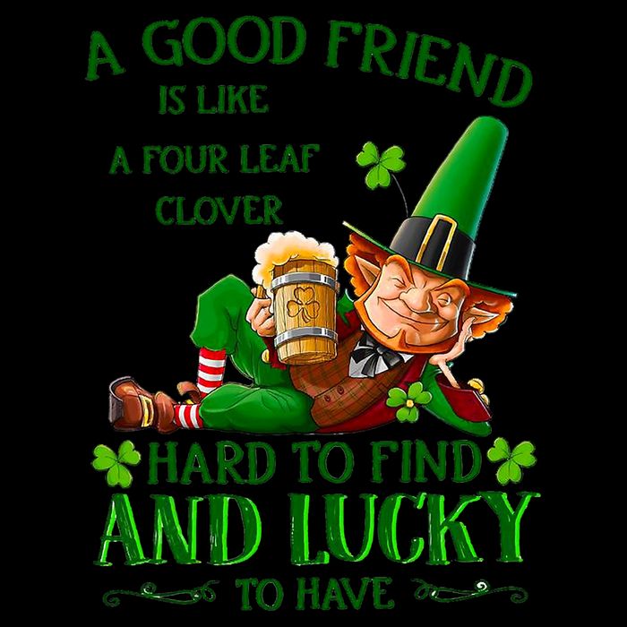 A Good Friend Is Like A Four Leaf Clover Patrick's Day 16 in Basic Backpack