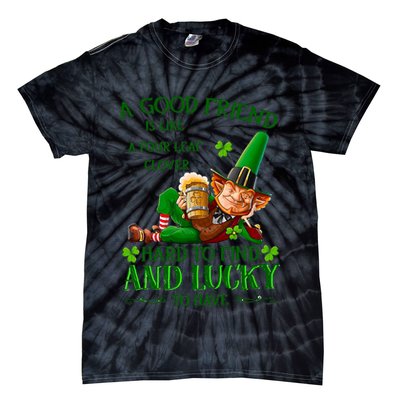 A Good Friend Is Like A Four Leaf Clover Patrick's Day Tie-Dye T-Shirt